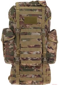 robuster Brandit Kampfrucksack MOLLE 65L Flecktarn