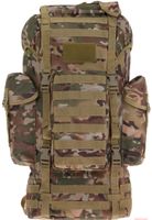 robuster Brandit Kampfrucksack MOLLE 65L Flecktarn