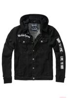 Elegante giacca in denim Brandit Motörhead Cradock, nera