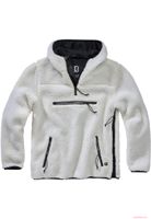 warmer Brandit Herren Teddyfleece Worker Pullover Weiß