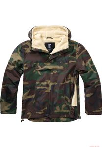 warmer Brandit Herren Windbreaker Sherpa Woodland