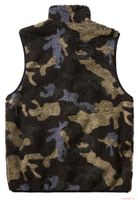 caldo gilet in pile Teddy da uomo Brandit mimetico scuro