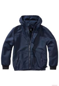 funktionaler Brandit Kinder Windbreaker Frontzip Navy