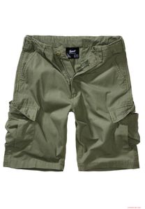 Robusti pantaloncini cargo BDU da bambino Brandit in ripstop, colore oliva