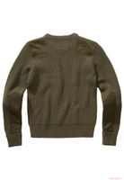 Robusto pullover Brandit per bambini, colore verde oliva.