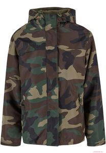 leichter Brandit Damen Windbreaker Frontzip Woodland