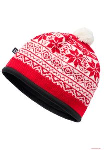 Bonnet tricoté Warm Brandit Snow Cap, rouge