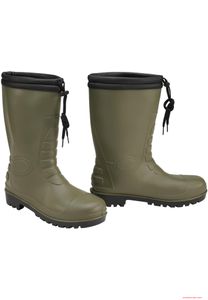 warme Brandit Winter Gummistiefel Oliv