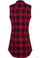 modisches Brandit Damen Longshirt Gracey Rot Schwarz
