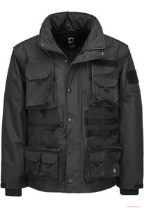 funktionale Brandit Herren Superior Outdoorjacke Schwarz