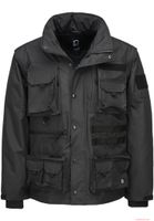 funktionale Brandit Herren Superior Outdoorjacke Schwarz