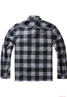 Maglia a maniche lunghe in pile Brandit Jeff, calda, nera/grigia