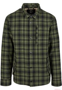 klassische Brandit Herren Classic Sherpa Jacke Oliv Schwarz