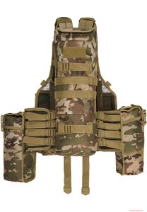Chaleco táctico funcional Brandit con camuflaje táctico
