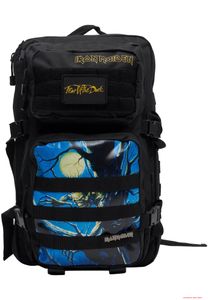 Zaino grande Brandit Iron Maiden US Cooper nero, distintivo