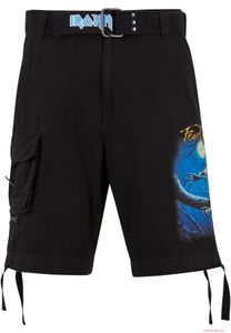 sorprendente Brandit Iron Maiden Savage Cargo Shorts Fear of the Dark Black
