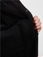 warme Brandit Herren Bronco Winterjacke Schwarz