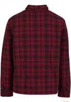 klassische Brandit Herren Classic Sherpa Jacke Rot Schwarz