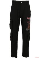 markante Brandit Iron Maiden Pure Slim Cargo Hose Schwarz