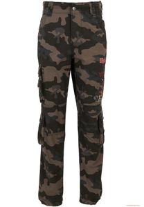 markante Brandit Iron Maiden Pure Slim Cargo Hose Darkcamo