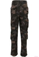 markante Brandit Iron Maiden Pure Slim Cargo Hose Darkcamo