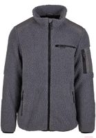 warme Brandit Herren Ramble Teddyfleece Jacke Anthrazit