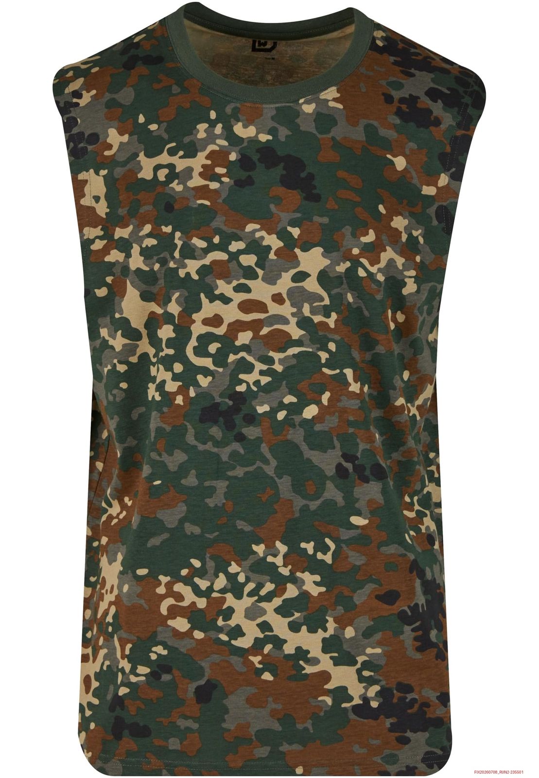 bequemes Brandit Herren Muskelshirt Flecktarn