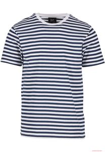 Maglietta classica Brandit Jersey a righe blu navy e bianca