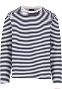 klassischer Brandit Marine Strickpullover Navy Weiß