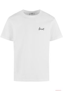 T-shirt classica Forvert girocollo Salinas bianca