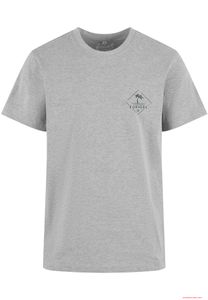 T-shirt classica Forvert girocollo Lompoc grigio melange