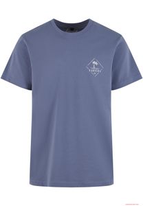 T-shirt classica Forvert girocollo Lompoc Vintage Blu