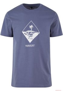 T-shirt classica Forvert Morro Bay Vintage Blue