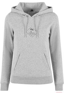 Comoda felpa pesante Forvert Santa Rosa grigio melange