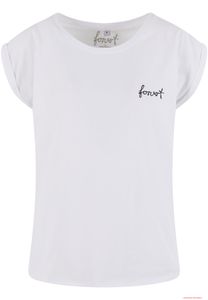 Elegante t-shirt da donna Forvert Santa Maria bianca