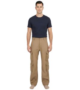 Pantalones cargo Brandit Pure Vintage con 4 bolsillos en las piernas, pantalones de trabajo B1003-00003, color beige