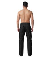 robuste Brandit Pure Vintage Cargo Hose mit 4 Beintaschen Arbeits-Hose B1003-00007 Schwarz