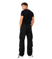 Pantaloni cargo da uomo Brandit Pure Vintage in cotone resistente – Pantaloni per outdoor e lavoro con 8 tasche (B1003-00007 Nero)