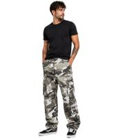 Pantalones cargo resistentes Brandit Pure Vintage – Urban Camo (camuflaje gris/blanco/antracita)