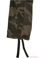 Pantalones cargo para hombre Brandit Pure Vintage de estilo robusto Pantalones de algodón con aspecto vintage camuflaje oscuro
