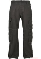 Pantalones cargo para hombre Brandit Pure Vintage pantalones de algodón con estilo vintage antracita