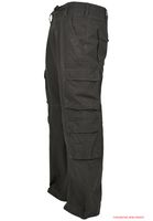 Pantalones cargo para hombre Brandit Pure Vintage pantalones de algodón con estilo vintage antracita