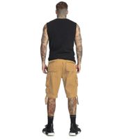 Rugged Brandit Savage Vintage Men's Cargo Shorts / Cotton Bermuda Shorts B2001-00003 Beige