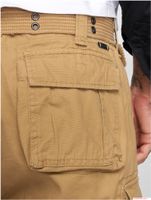 Rugged Brandit Savage Vintage Men's Cargo Shorts / Cotton Bermuda Shorts B2001-00003 Beige