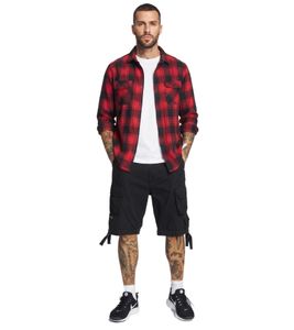 robuste Brandit Savage Vintage Herren Cargo Shorts Baumwoll-Bermuda B2001-00007 Schwarz