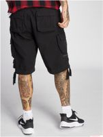 robuste Brandit Savage Vintage Herren Cargo Shorts Baumwoll-Bermuda B2001-00007 Schwarz