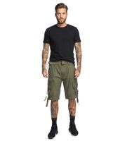robuste Brandit Savage Vintage Herren Cargo Shorts Baumwoll-Bermuda B2001-00176 Oliv-Grün