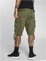 robuste Brandit Savage Vintage Herren Cargo Shorts Baumwoll-Bermuda B2001-00176 Oliv-Grün