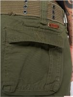 robuste Brandit Savage Vintage Herren Cargo Shorts Baumwoll-Bermuda B2001-00176 Oliv-Grün