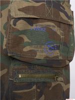 Short cargo vintage pour homme Brandit Savage, bermuda en coton, vert camouflage B2001-00992